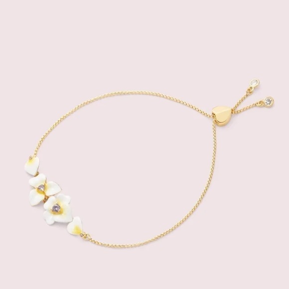 $78 Kate Spade precious pansy slider bracelet - Gift Boxed - Picture 4 of 10